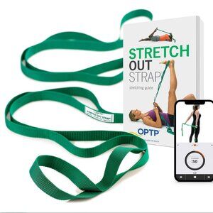 OPTP The Original Stretch Out Strap,  Exercise Book INCLUDED